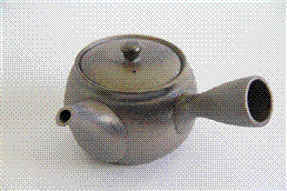 A16 常滑焼 焼〆灰釉急須【数量限定】