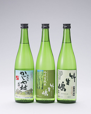  滋賀県高島市：【T-219】 吉田酒造 滋賀の酒米三種純米酒セット