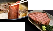 熊本県産山村：F-2 うぶやま牛極上ステーキ＆すき焼きセット