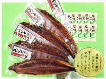 大分県杵築市:B-23 温泉うなぎ蒲焼(大)4尾(肝煮付き)