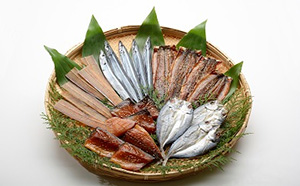 ⑤無添加・うす塩・天日干しひものセット